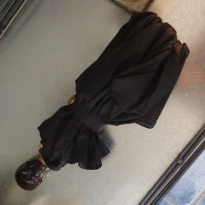 Alexander McQueen Skull black folding umbrella.